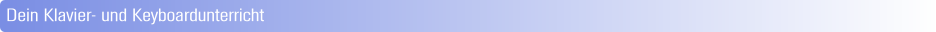 Banner Klavier,